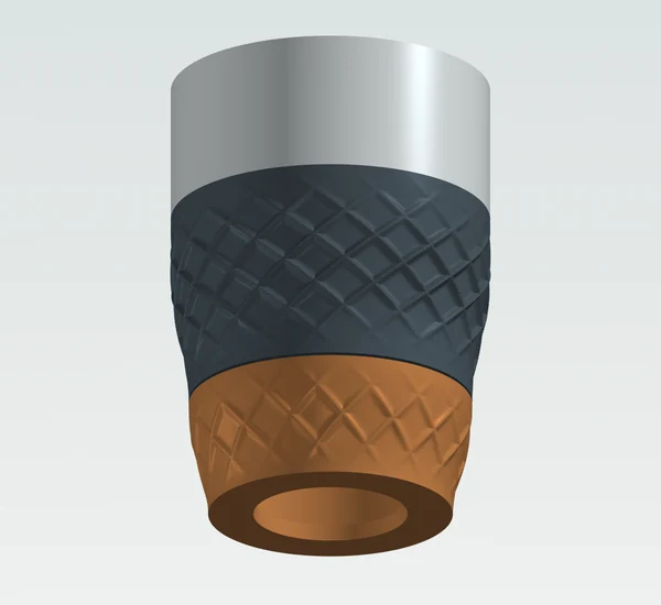 Forge-29: raised diamond texture, angled concept render