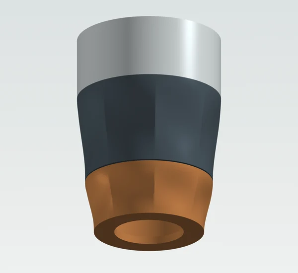Prism-29: eight flat faces, angled concept render